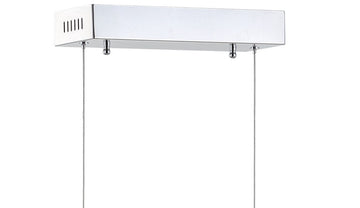 Ali 31" Dimmable Adjustable Integrated LED Metal Linear Pendant - JONATHAN Y